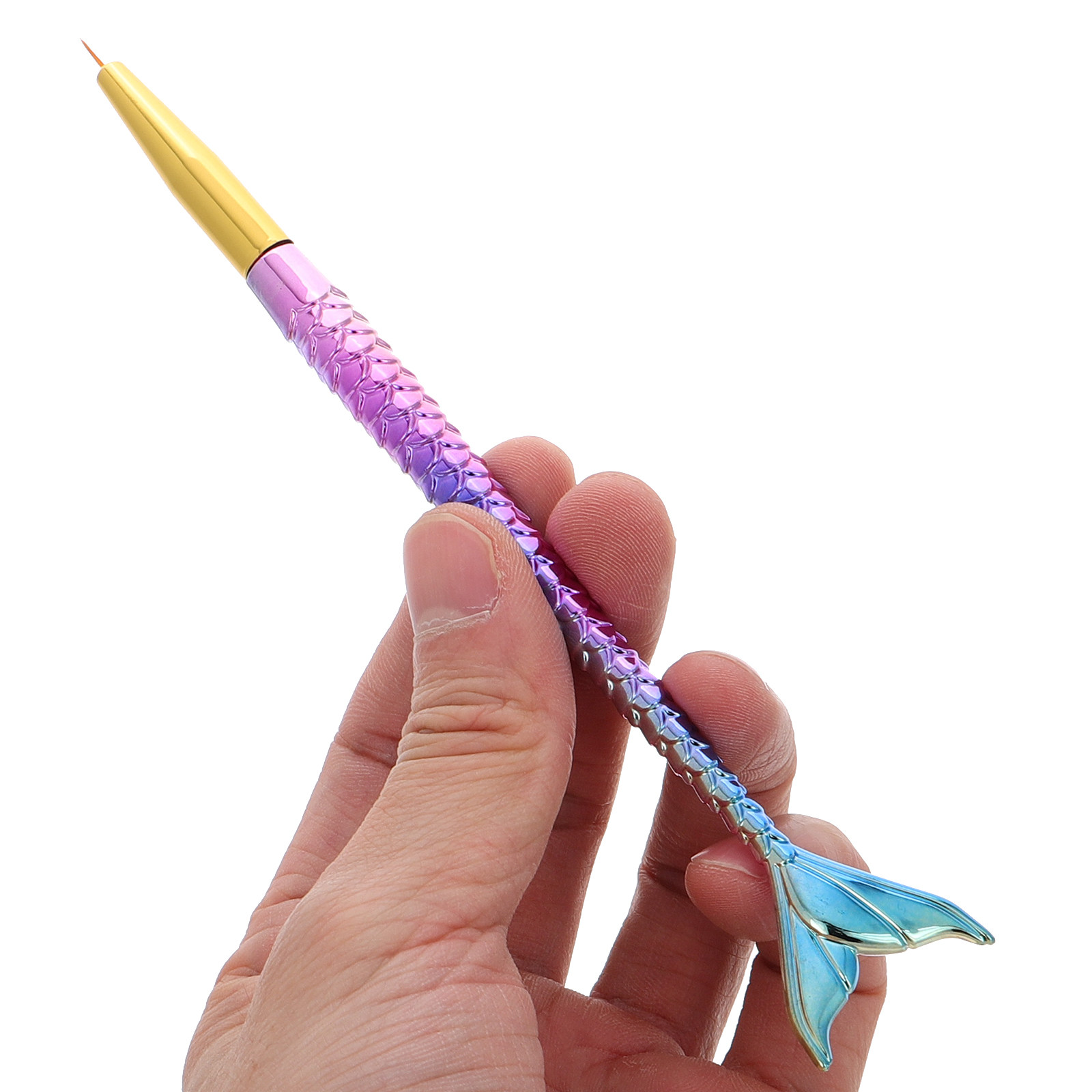 3Pcs Mermaid Tail Nail Art Lin – Detailing Brush Set Bewertung und Preis