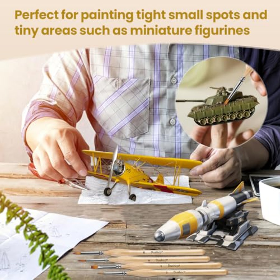 10 pcs Miniature Detail Paint  – Detailing Brush Set Bewertung und Preis
