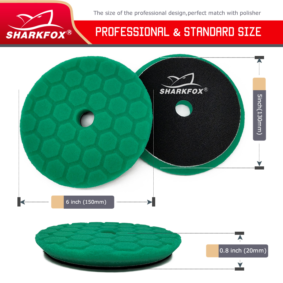 Sharkfox 5 pieces/set 5 Inch(1 – Polish Pad Set Buffer Bewertung und Preis