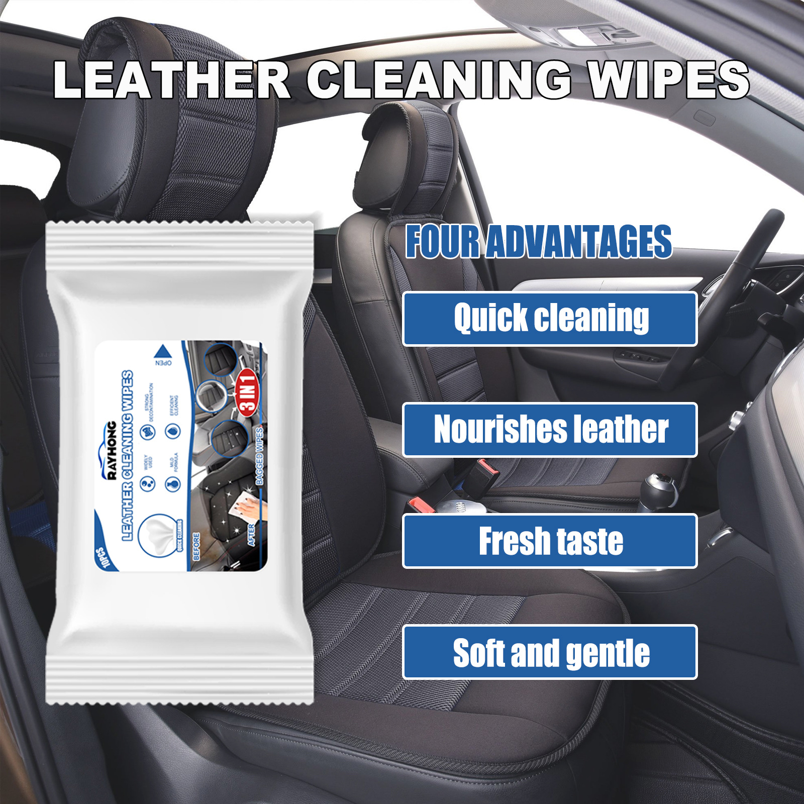 Car Leather Cleaning Wipes, Se – Dirt Brush Interior Bewertung und Preis