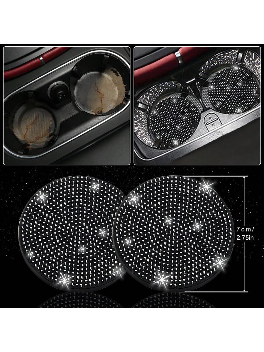 Bling Car Floor Mats Set With  – Dirt Brush Interior Bewertung und Preis