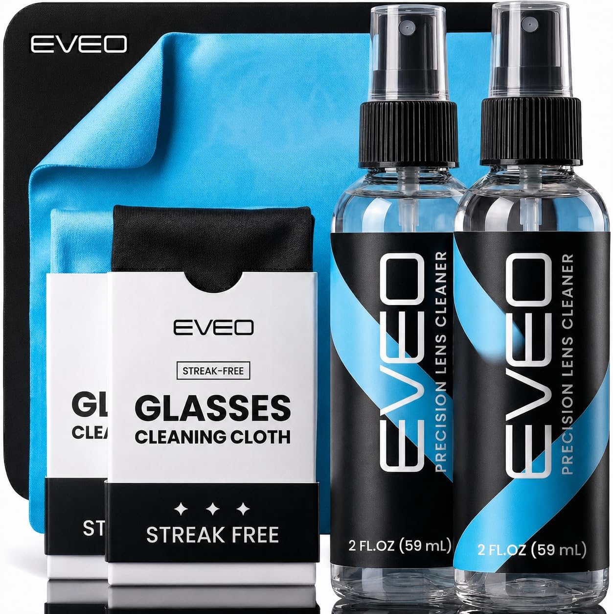 EVEO Glasses Cleaner Spray - E – Glass Cleaner Streak Bewertung und Preis