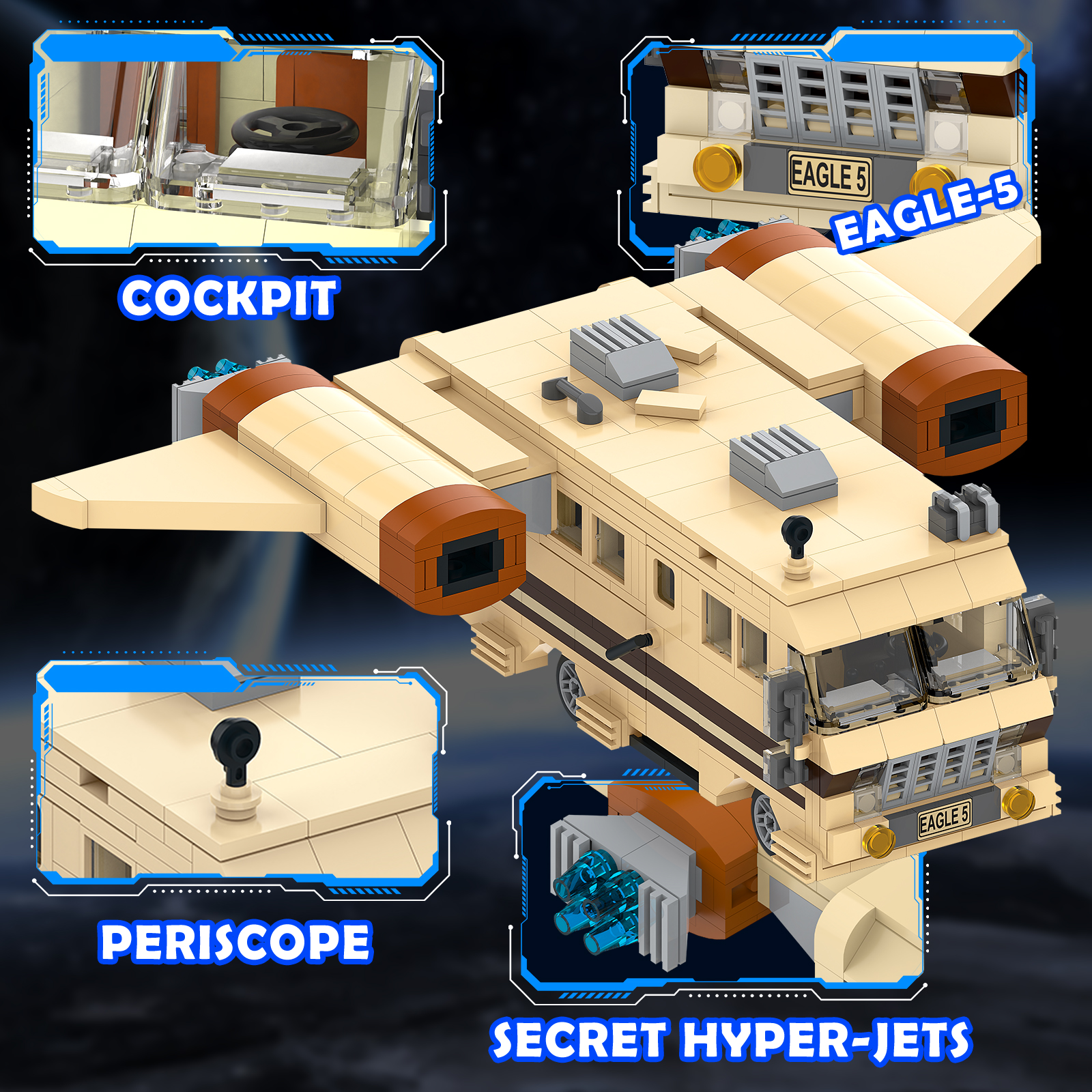 Space Balls Eagle 5 Building B – Interior Detailing Kit Bewertung und Preis