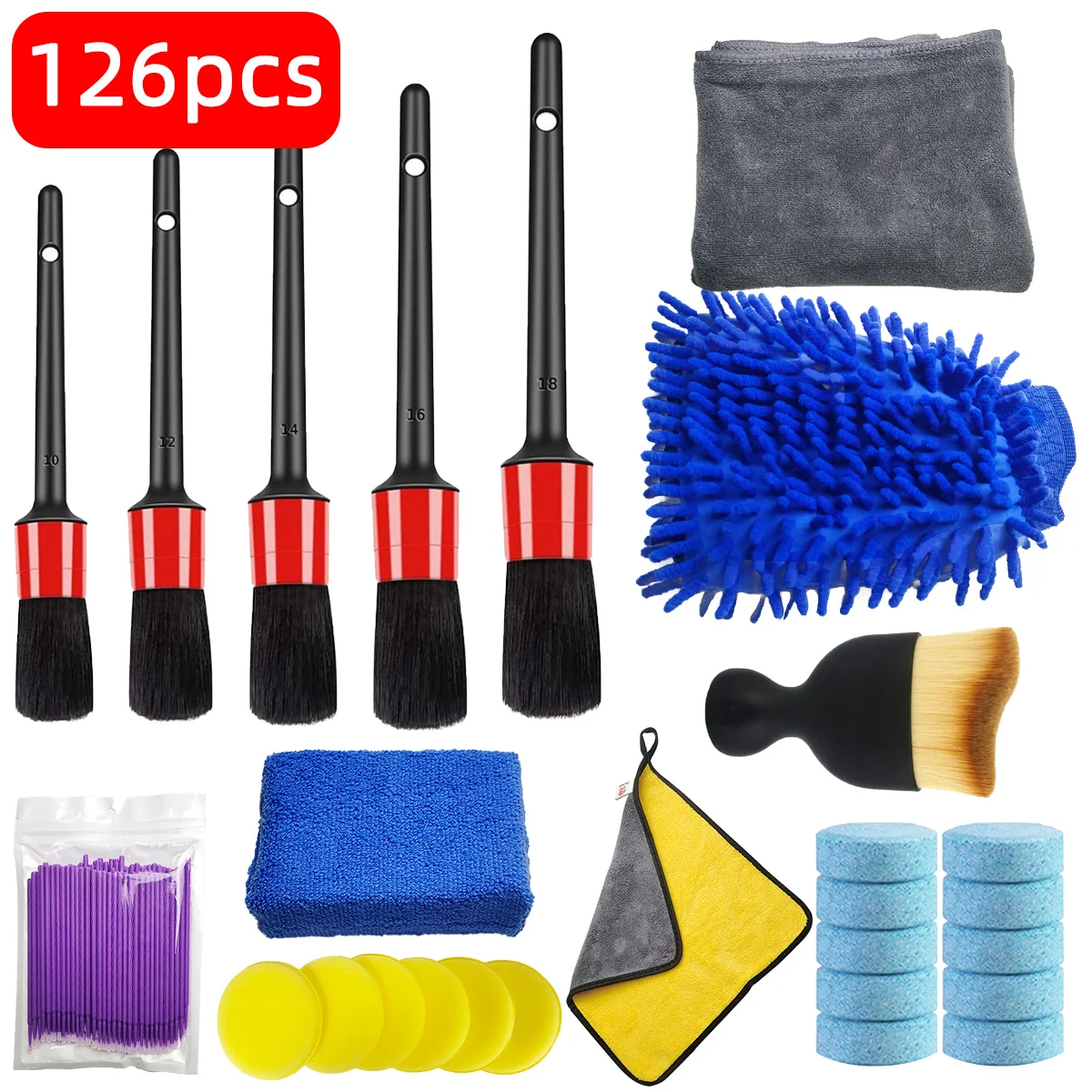 126-Piece Car Detail Cleaning  – Dirt Brush Interior Bewertung und Preis
