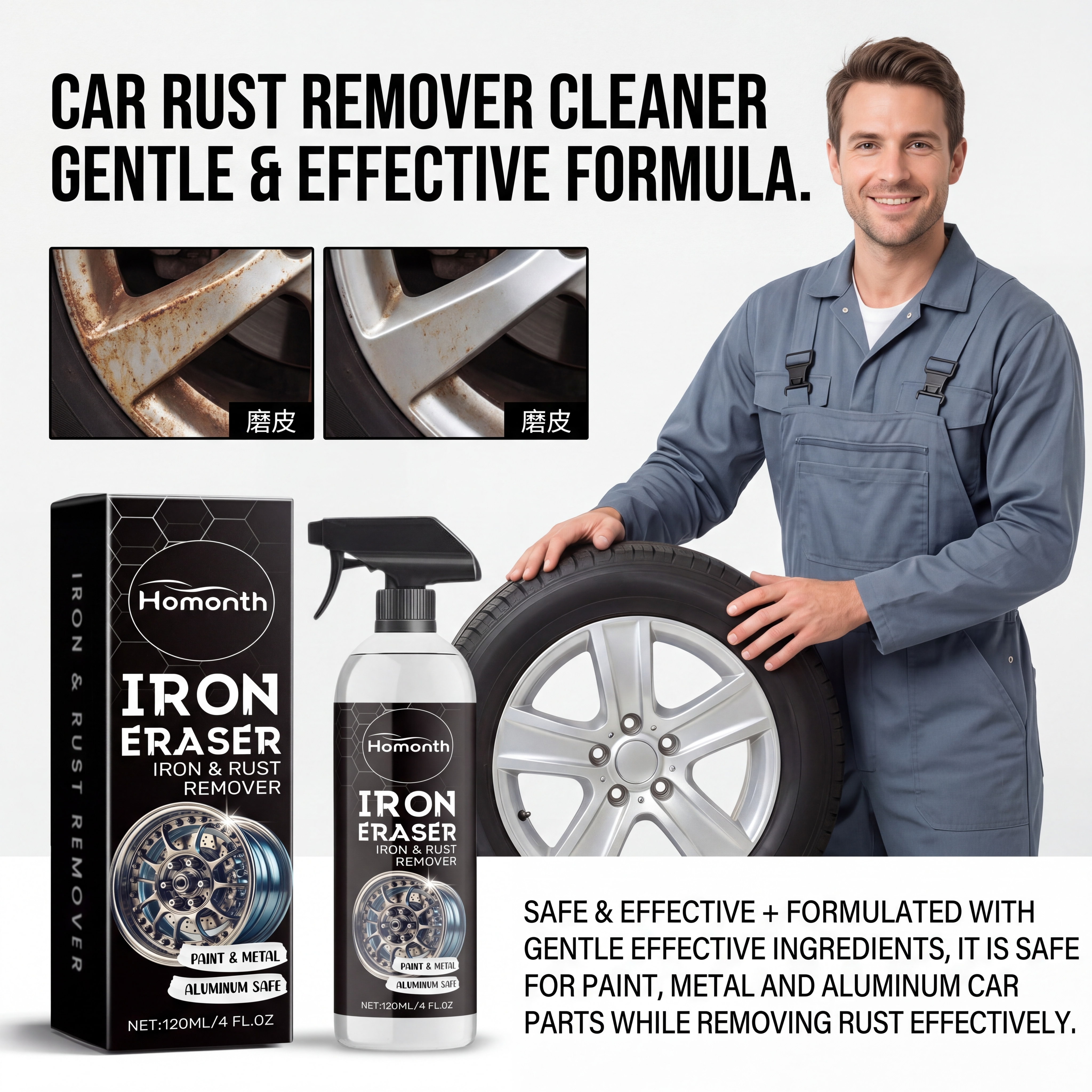 Car Rust Remover Spray Powerfu – Wheel Cleaner Alloy Bewertung und Preis