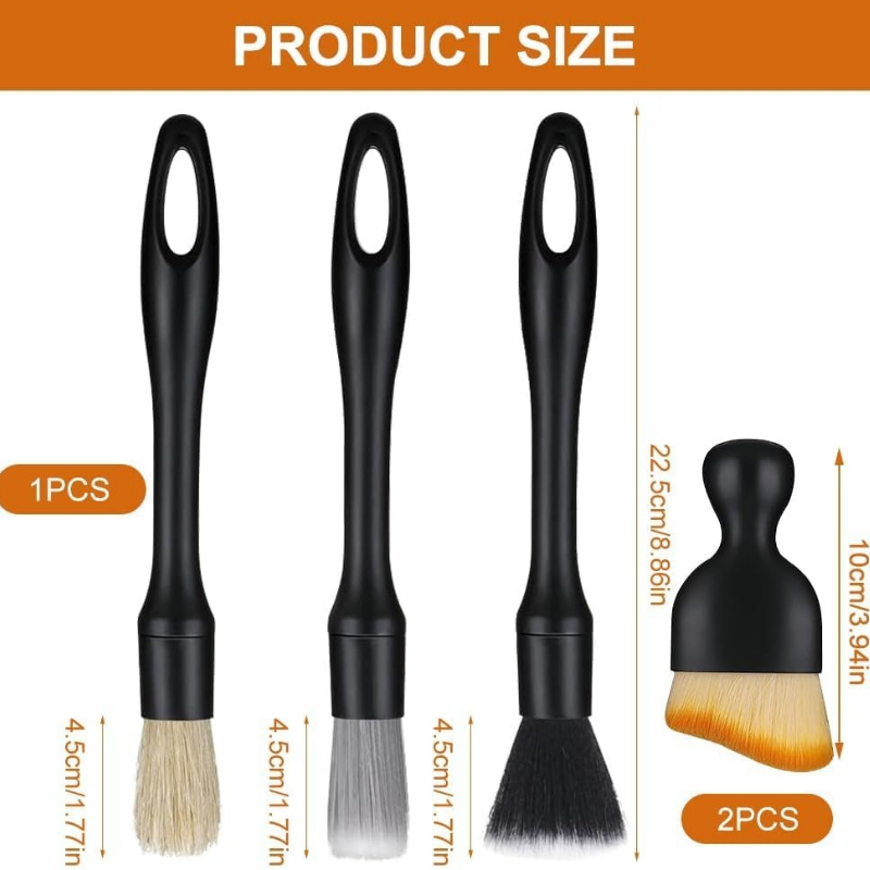 5pcs Automotive Detail Brush K – Interior Detailing Kit Bewertung und Preis