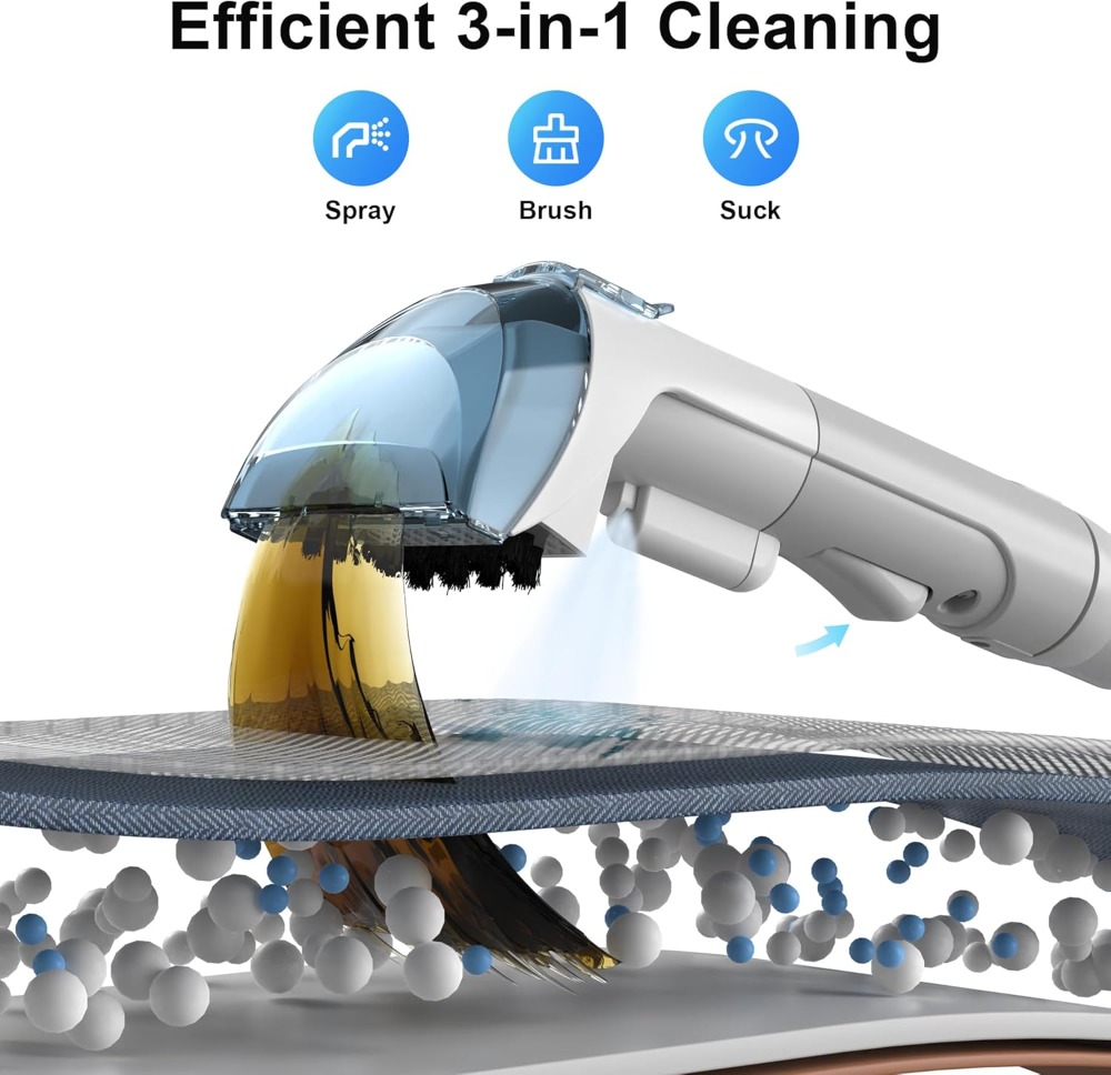 450W Carpet Cleaner Machine Up – Seat Cleaner Fabric Bewertung und Preis