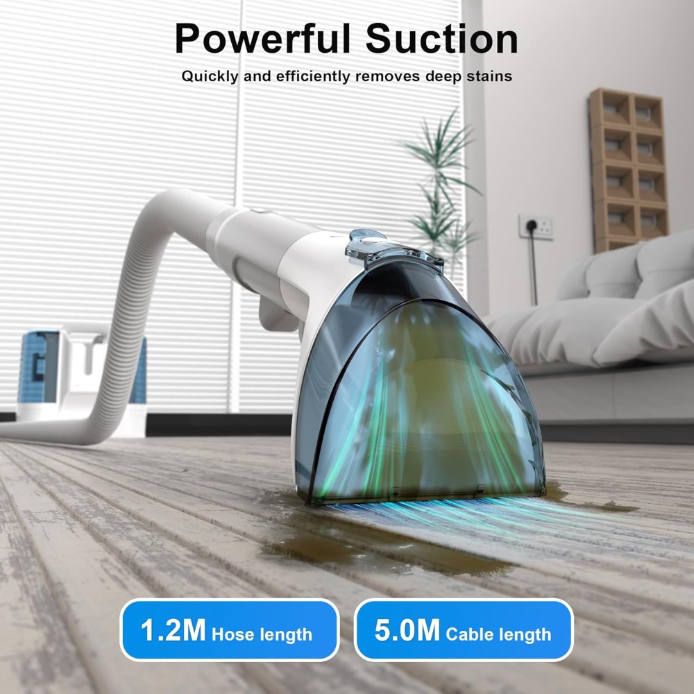 450W Carpet Cleaner Machine Up – Seat Cleaner Fabric Bewertung und Preis
