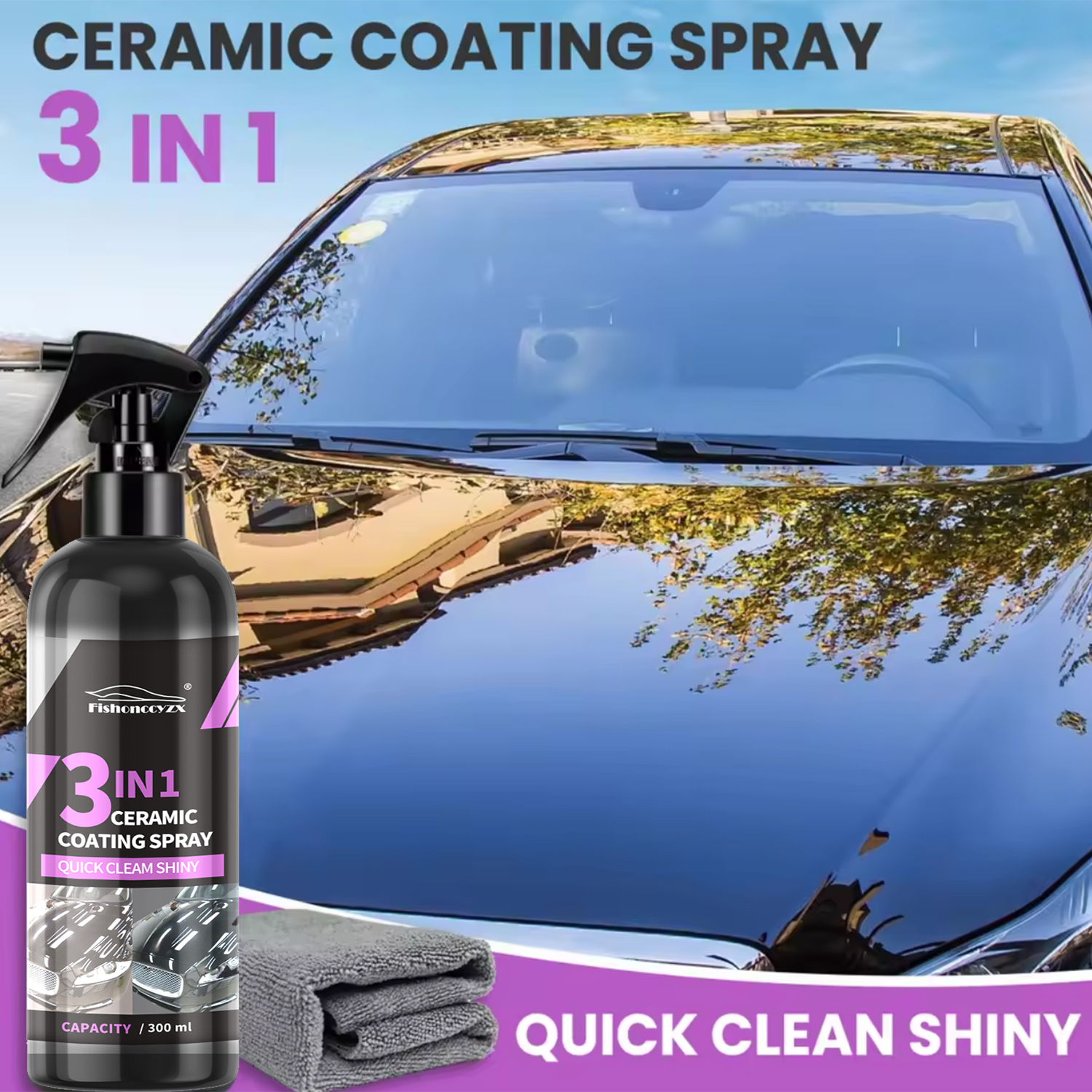 3 in 1 Car Ceramic Liquid Coat – Car Wax Ceramic Coating Bewertung und Preis