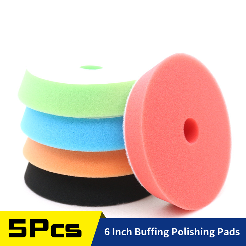 5Pcs 6inch Sponge Polishing Pa – Polish Pad Set Buffer Bewertung und Preis