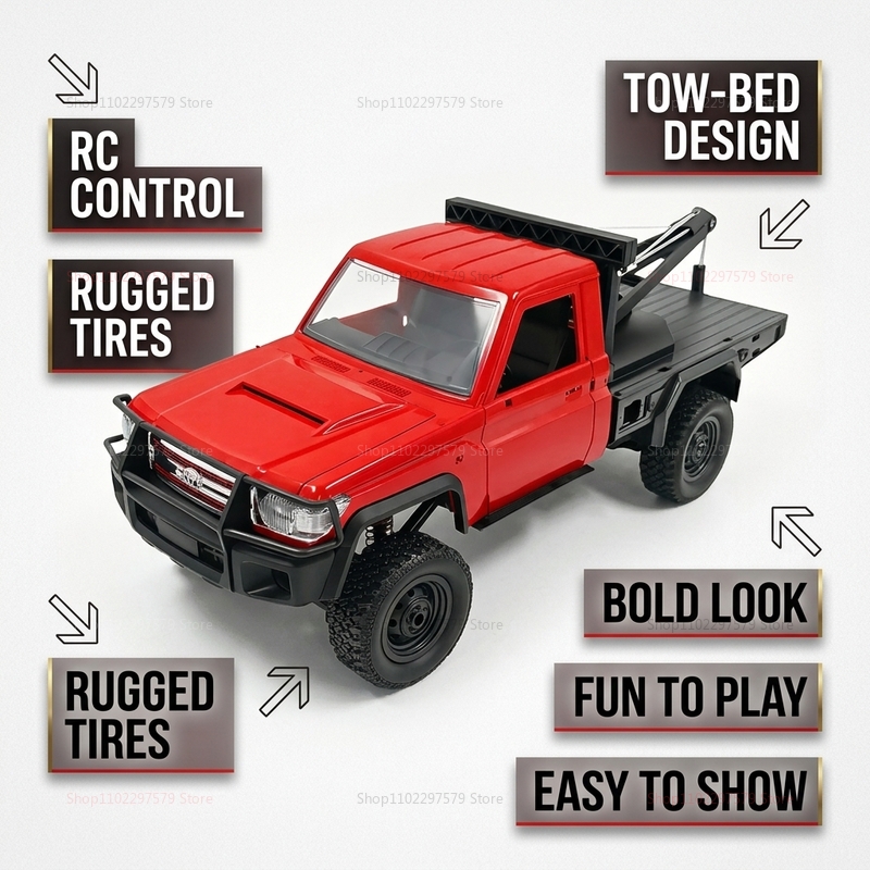 New MN82T RC Crawler 2.4G 4WD  – Dirt Brush Interior Bewertung und Preis