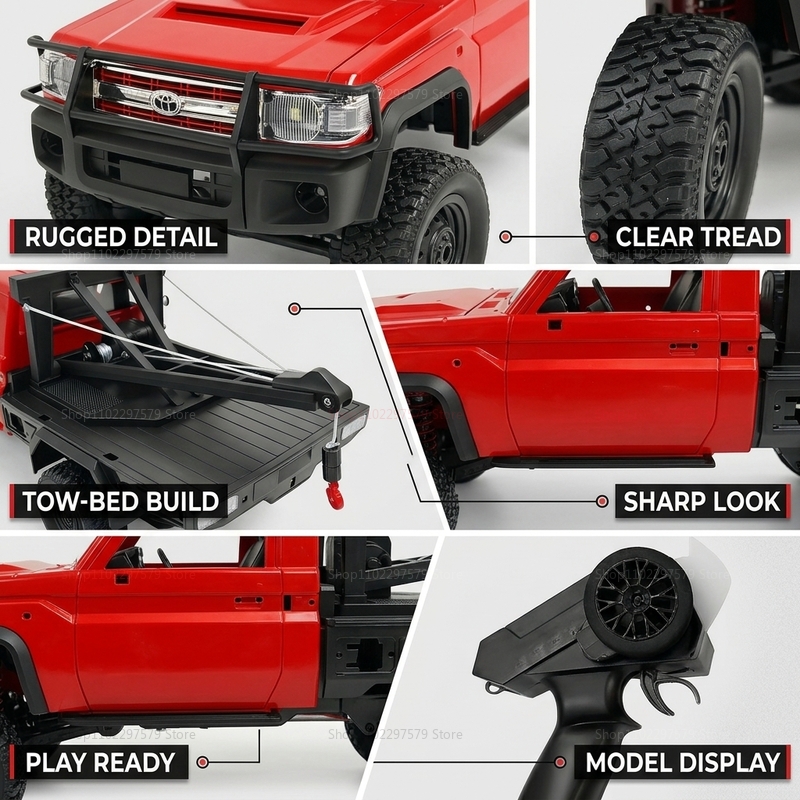 New MN82T RC Crawler 2.4G 4WD  – Dirt Brush Interior Bewertung und Preis