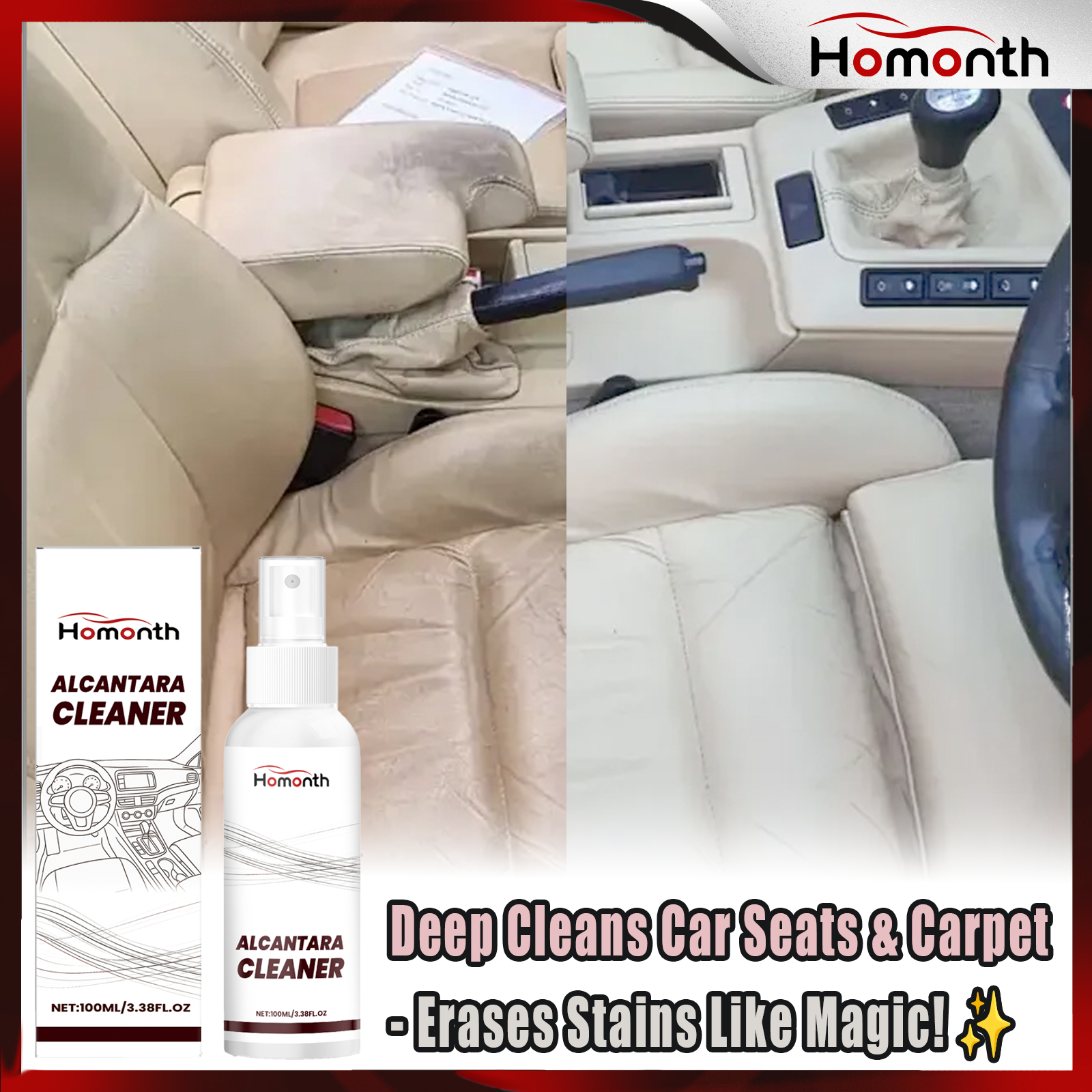Car Interior Cleaning Spray Ca – Seat Cleaner Fabric Bewertung und Preis