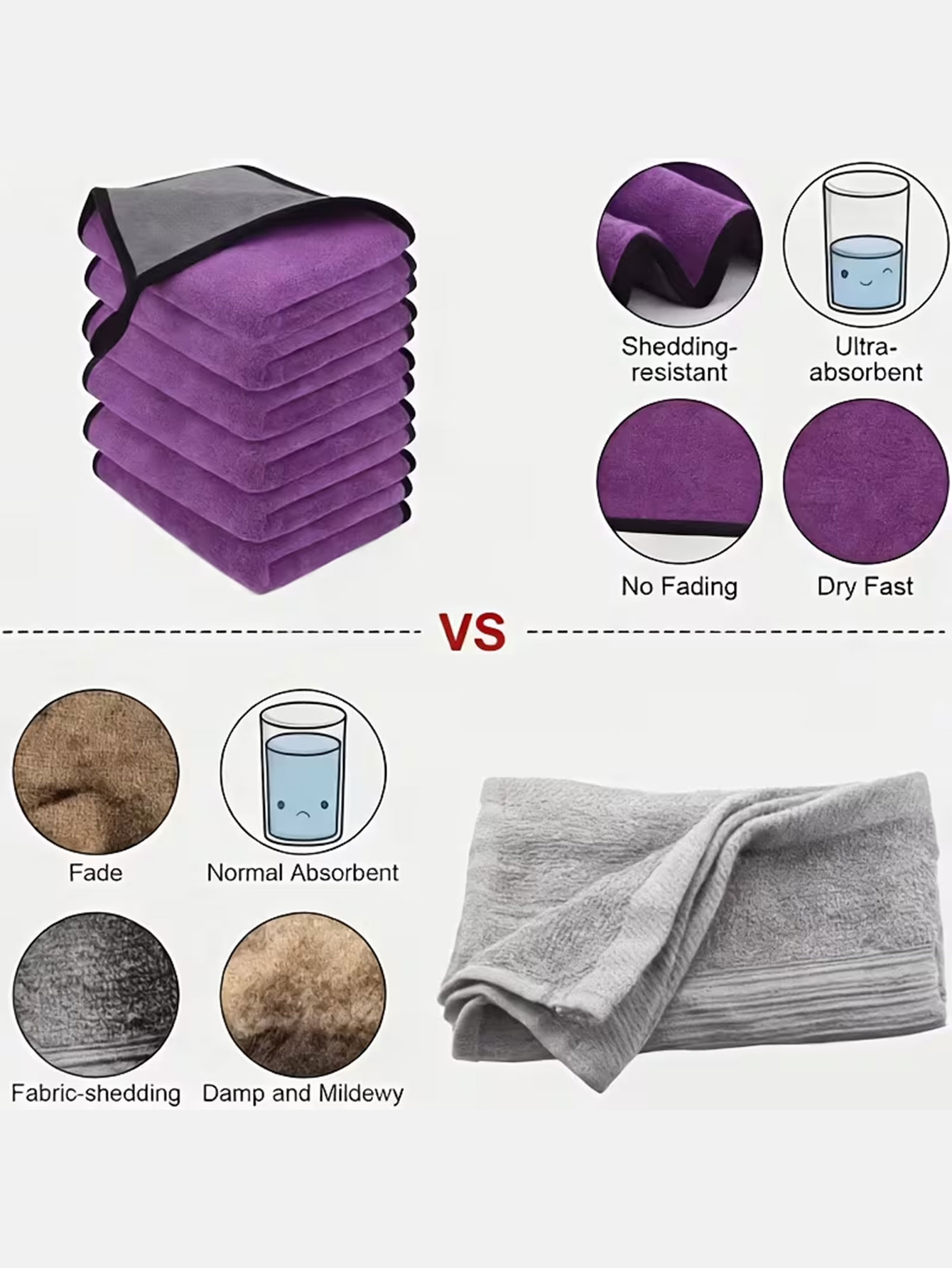 10-Pack Double-Sided Coral Vel – Microfiber Towel Detailing Bewertung und Preis