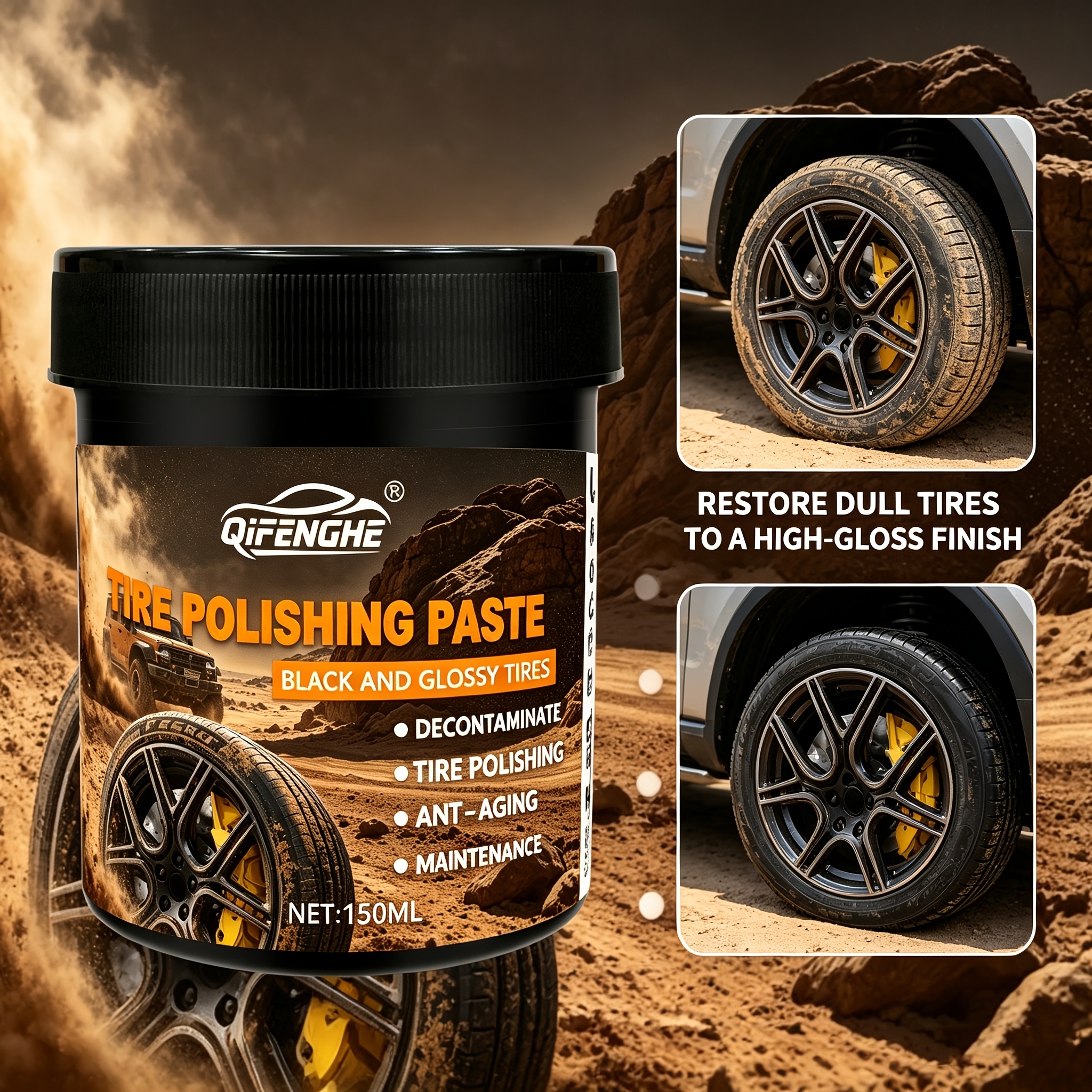 Car Tire Polish Paste Kit - Hi – Wax Applicator Pad Bewertung und Preis
