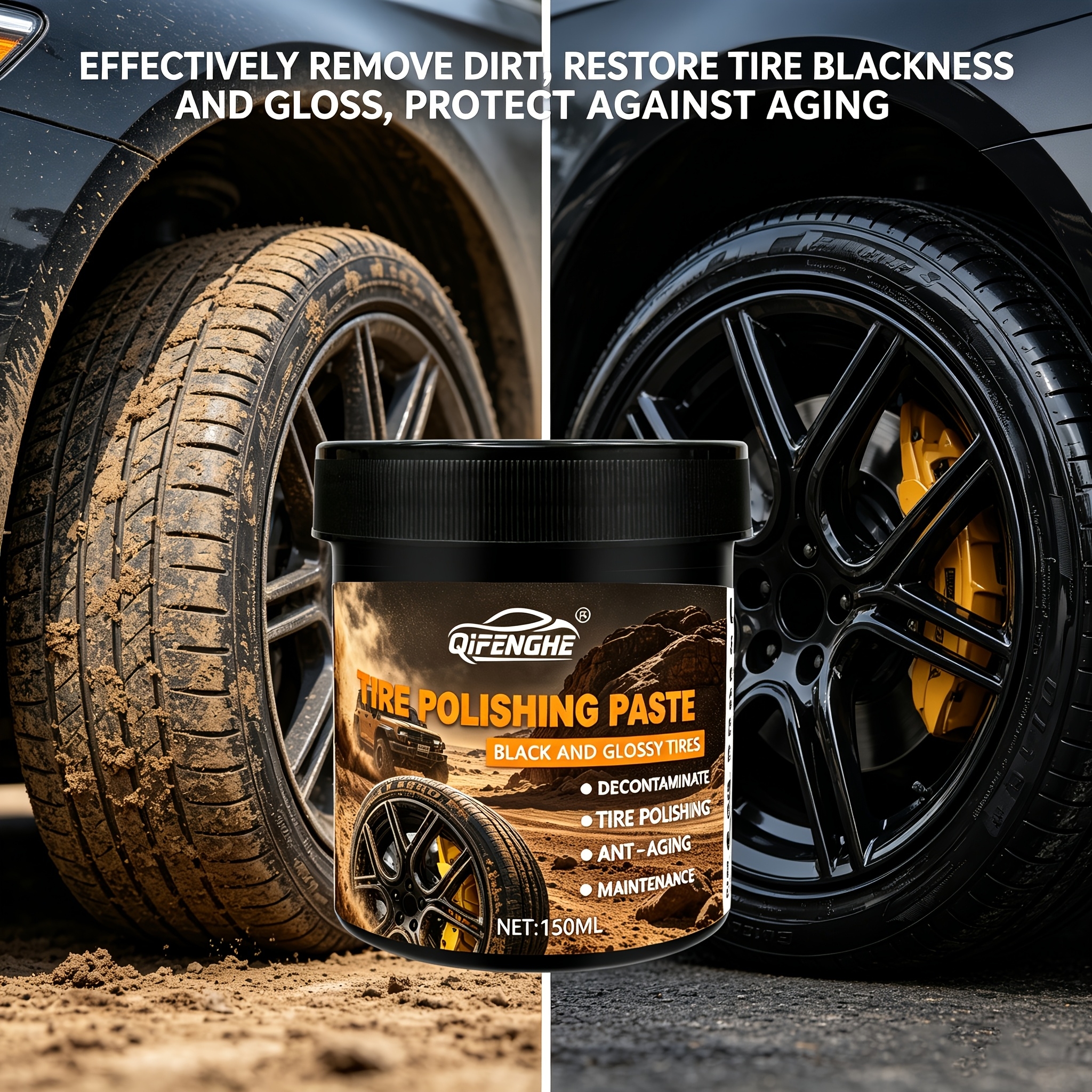 Car Tire Polish Paste Kit - Hi – Wax Applicator Pad Bewertung und Preis