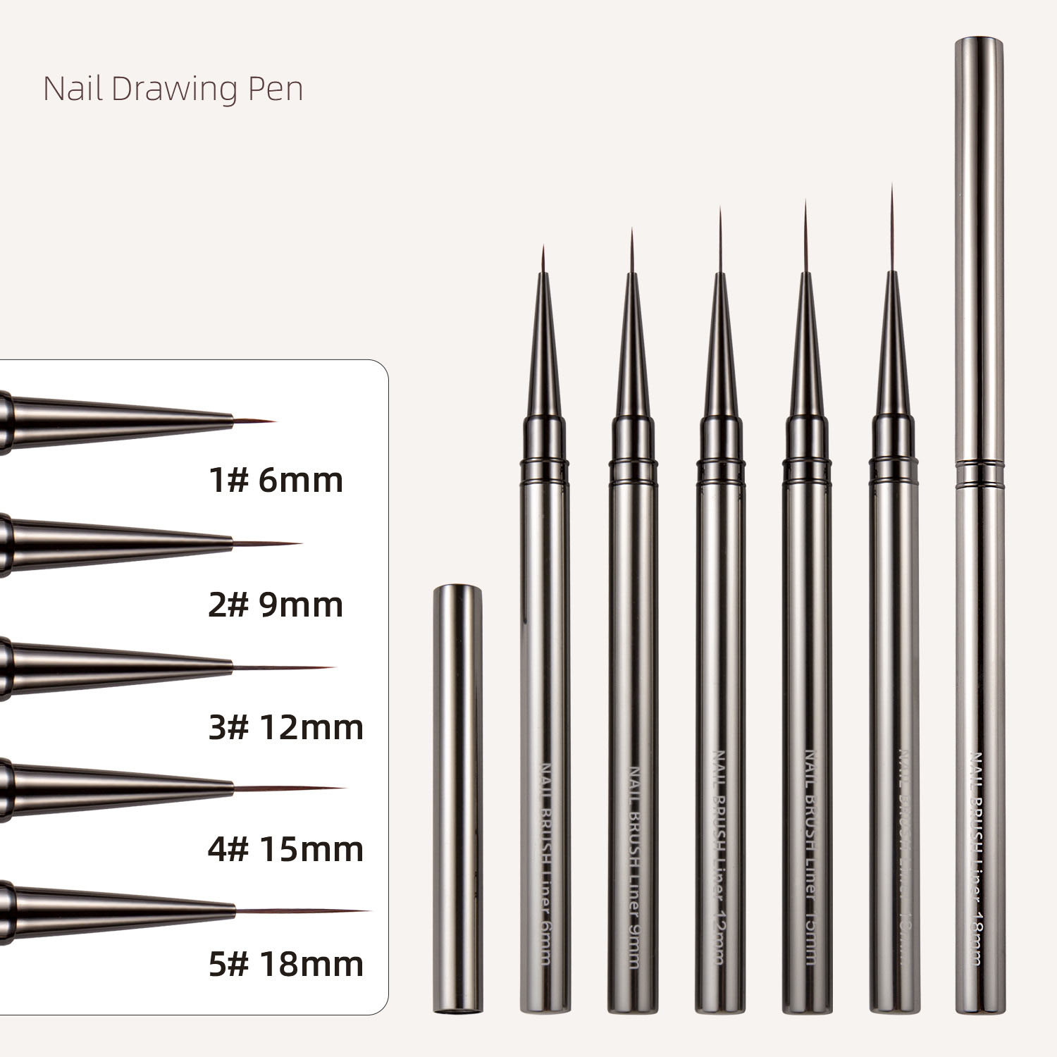 1/3/5pcs Nail Art Liner Brushe – Detailing Brush Set Bewertung und Preis