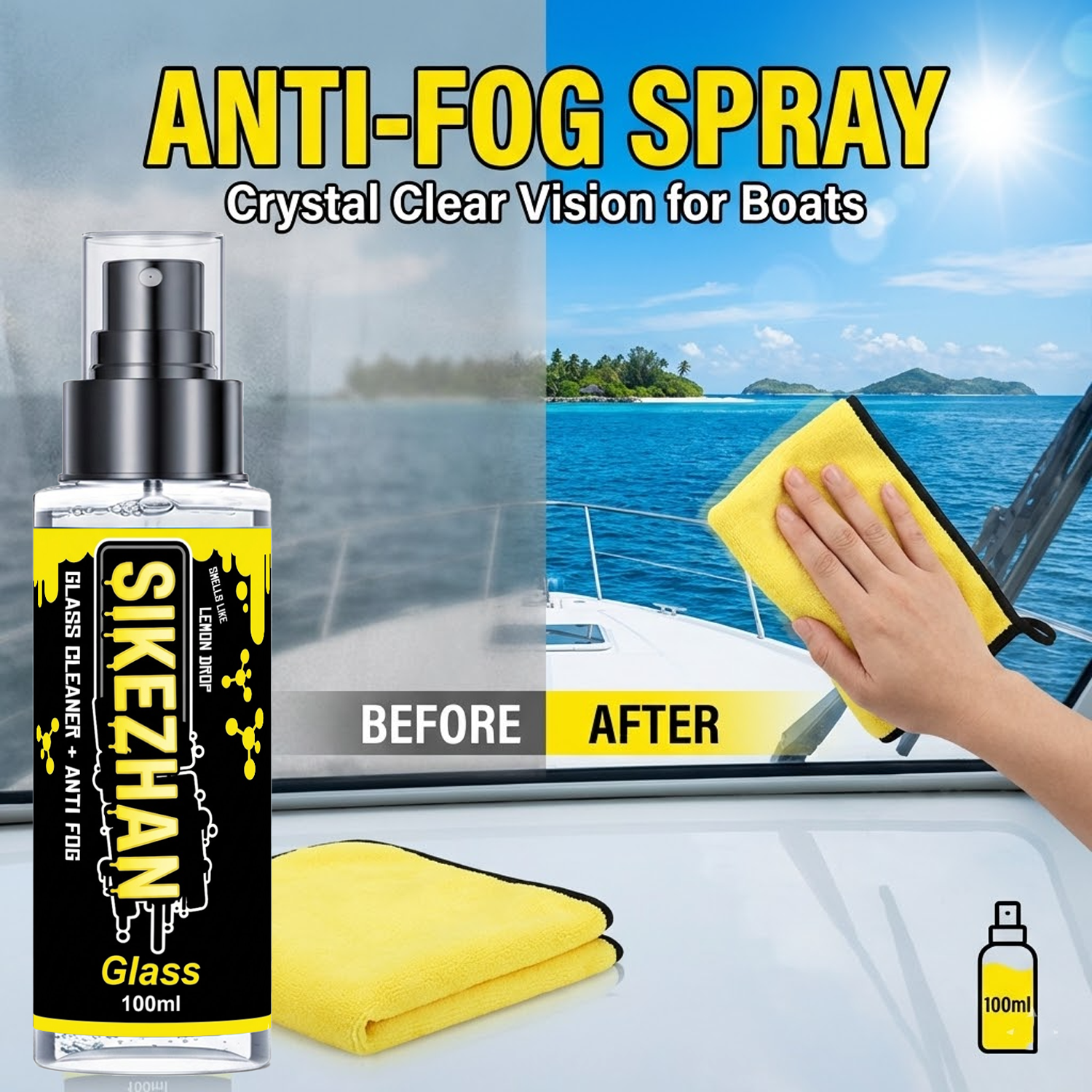 2in1 Anti Fog Spray Car Glass  – Glass Cleaner Streak Bewertung und Preis