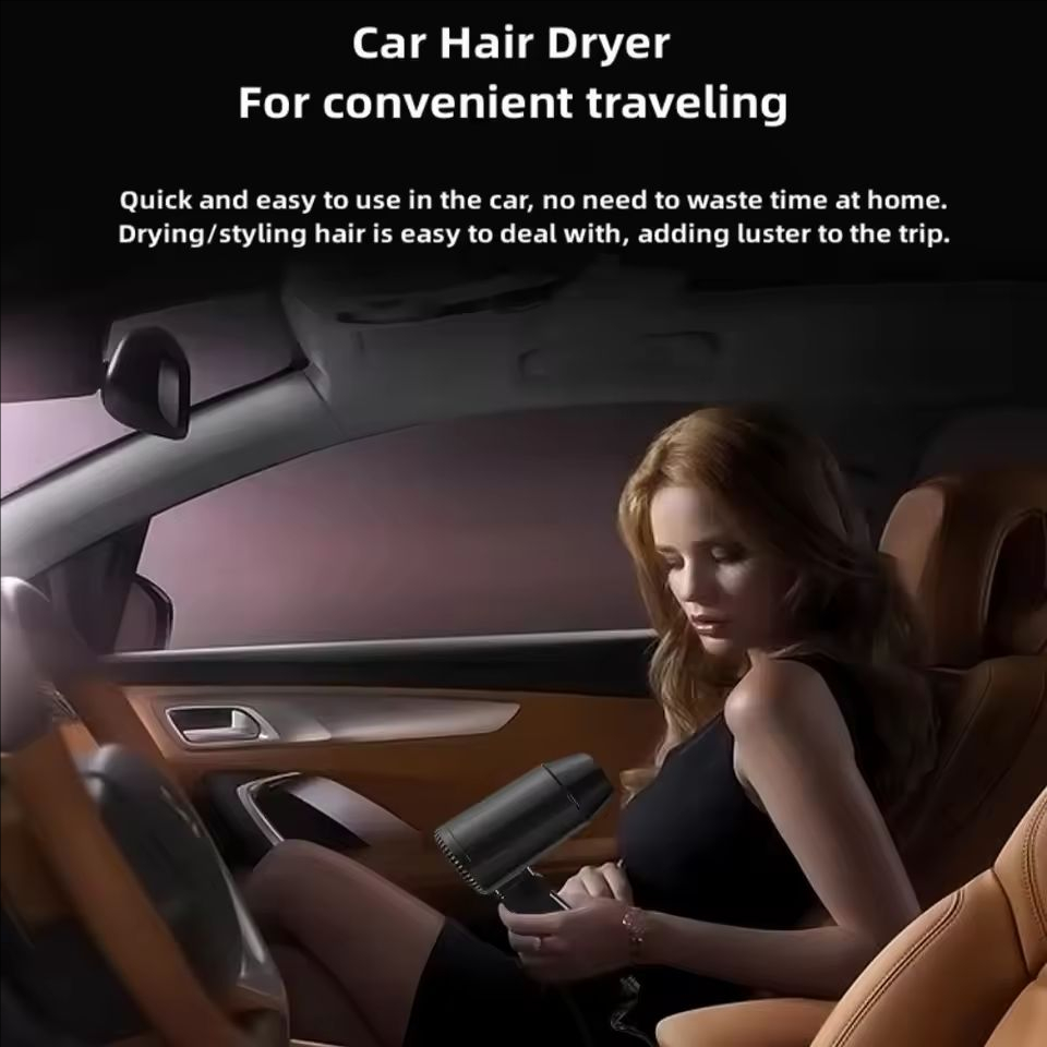 Portable 12V Folding Car Hair  – Dryer Car Blower Bewertung und Preis