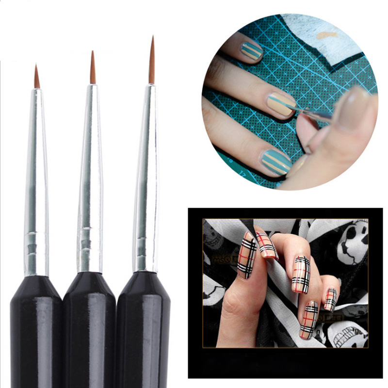 3Pcs Ultra-fine Nail Art Liner – Detailing Brush Set Bewertung und Preis