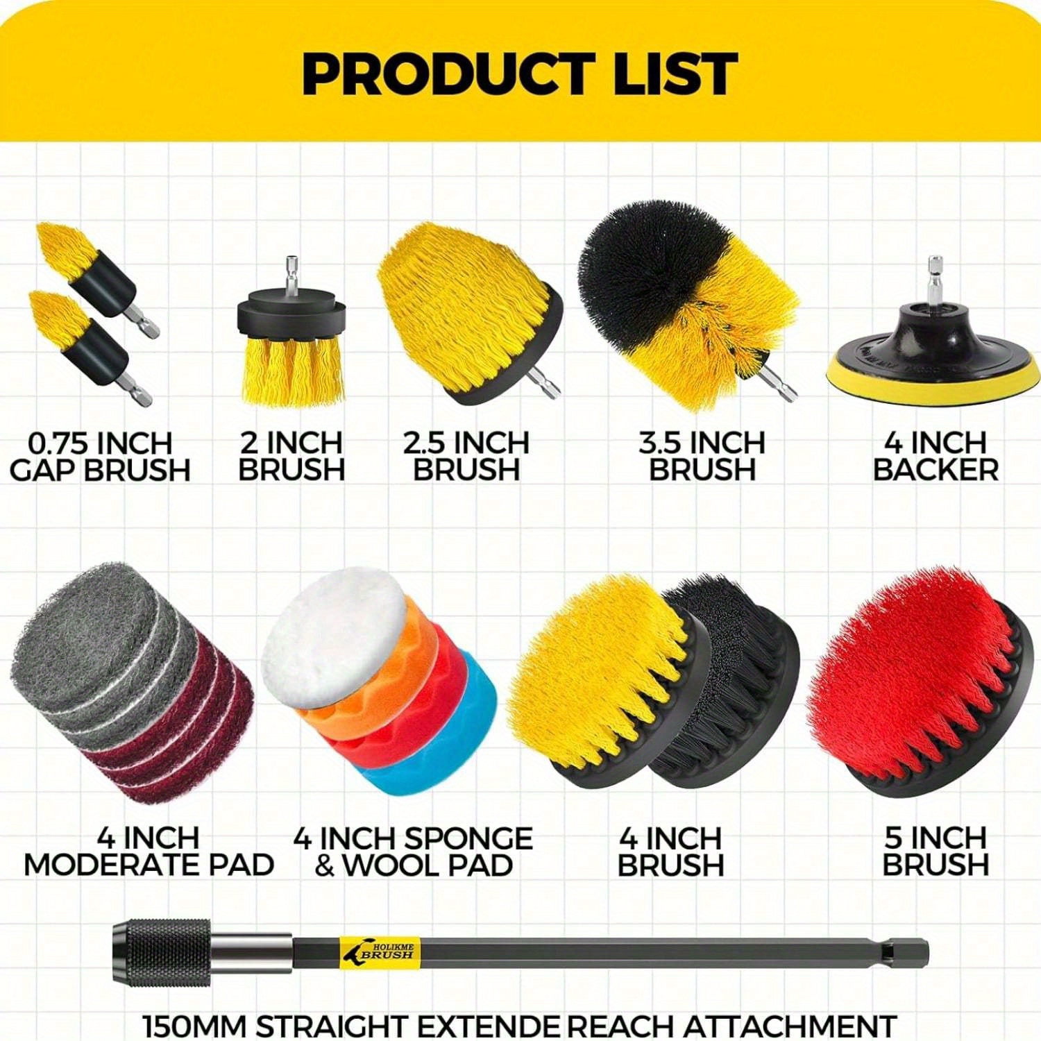 20Pack Drill Brush Attachments – Car Cleaning Brush Bewertung und Preis
