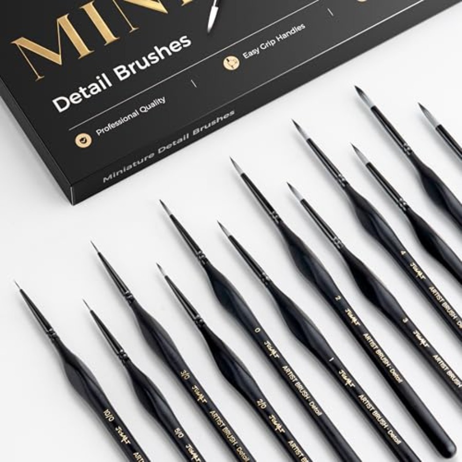 Detail Paint Brushes Set, 12 P – Detailing Brush Set Bewertung und Preis