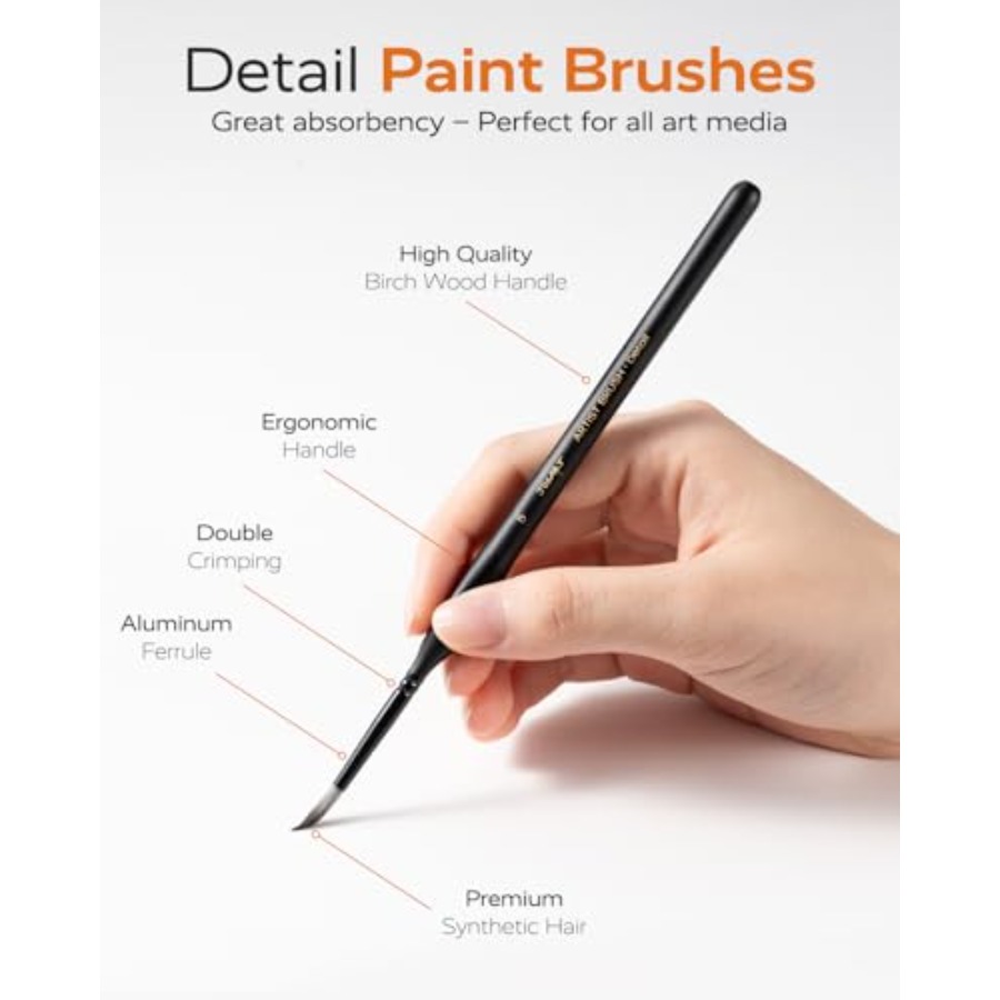 Detail Paint Brushes Set, 12 P – Detailing Brush Set Bewertung und Preis