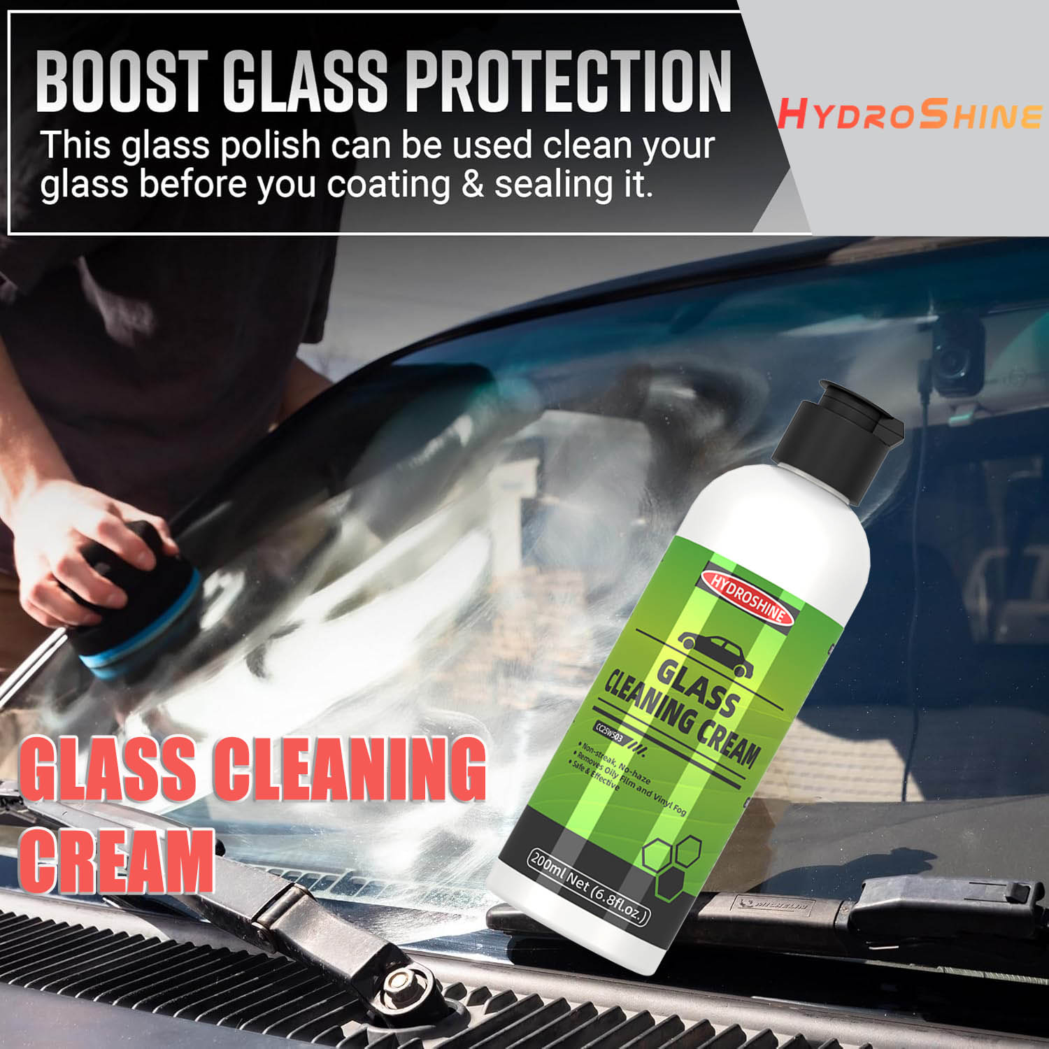 Hydroshine Car Glass Oil Film  – Glass Cleaner Streak Bewertung und Preis