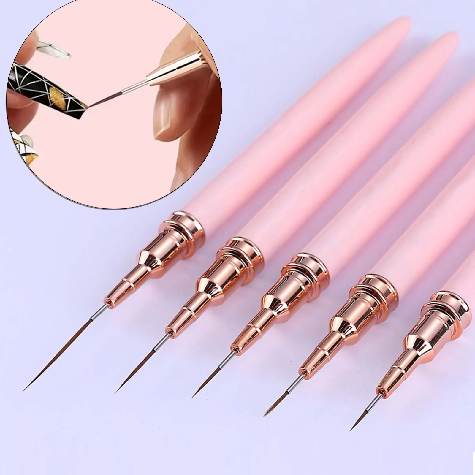5-Piece Nail Art Pen Set, Ultr – Detailing Brush Set Bewertung und Preis