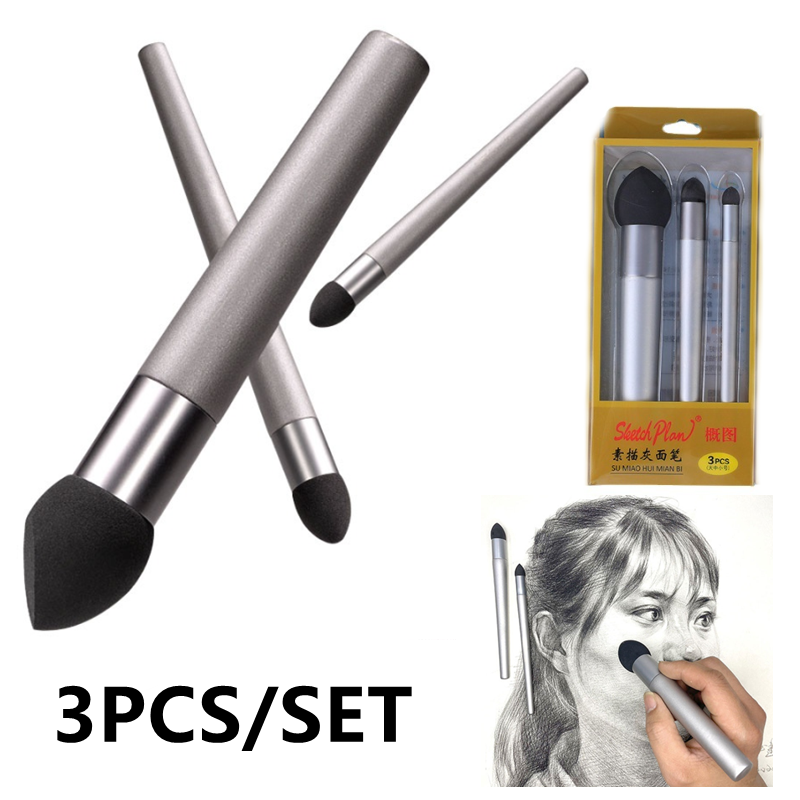 3Pcs Sketch Pen Brush Sponge W – Detailing Brush Set Bewertung und Preis